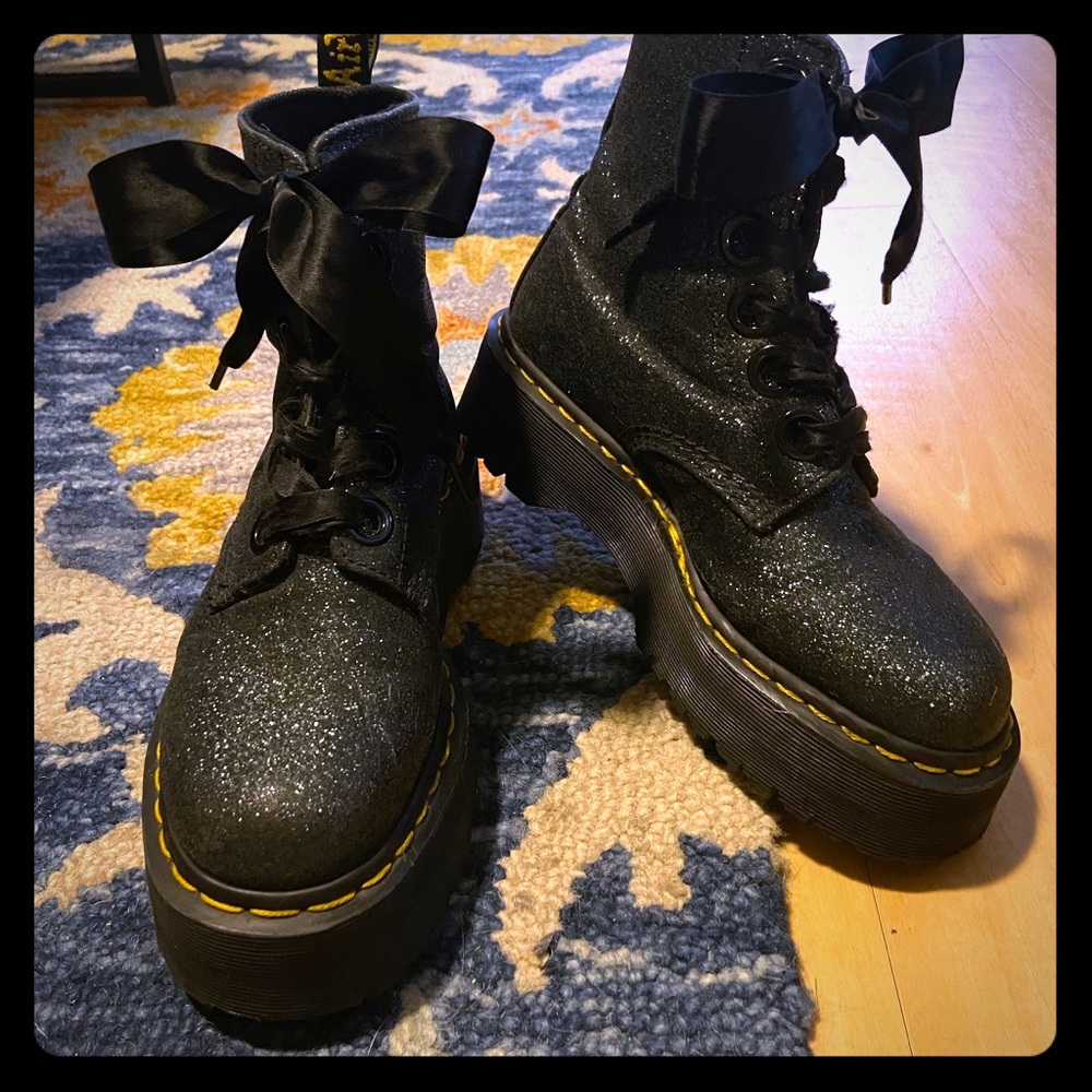 Dr. Marten Molly Platform Combat Boots